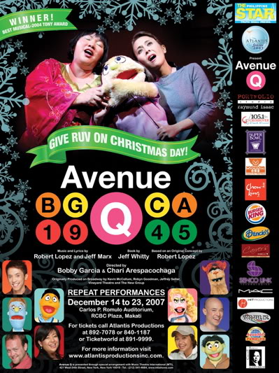 Avenue Q Pinoy Poster